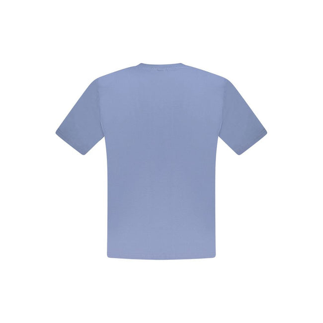 North Sails Blue Cotton Men T-Shirt North Sails