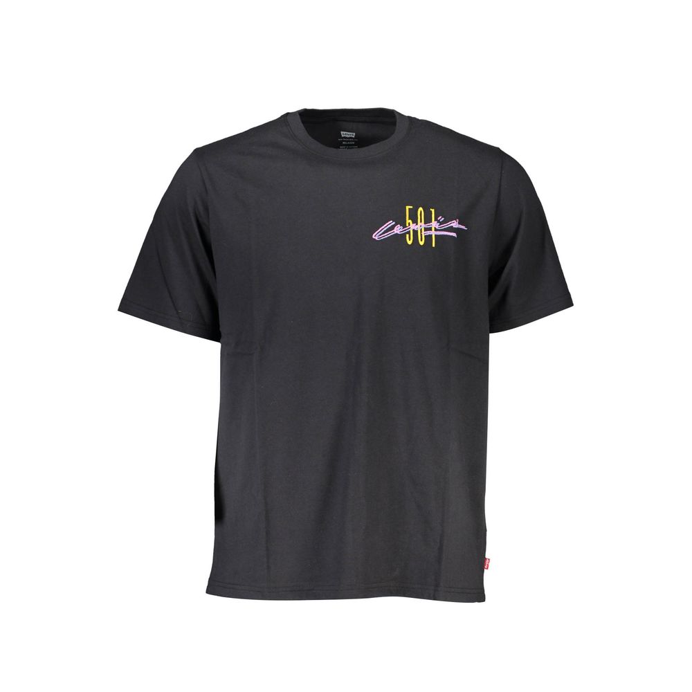 Levi's Black Cotton Men T-Shirt Levi's