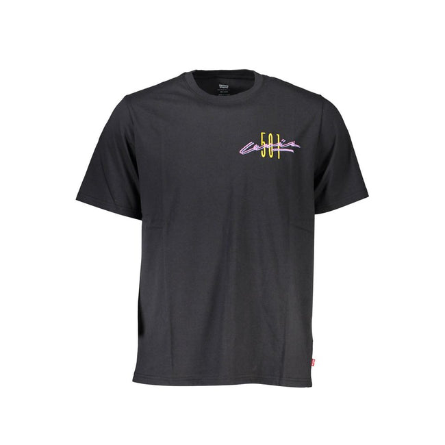 Levi's Black Cotton Men T-Shirt Levi's