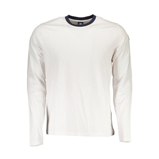 North Sails White Cotton Men T-Shirt North Sails