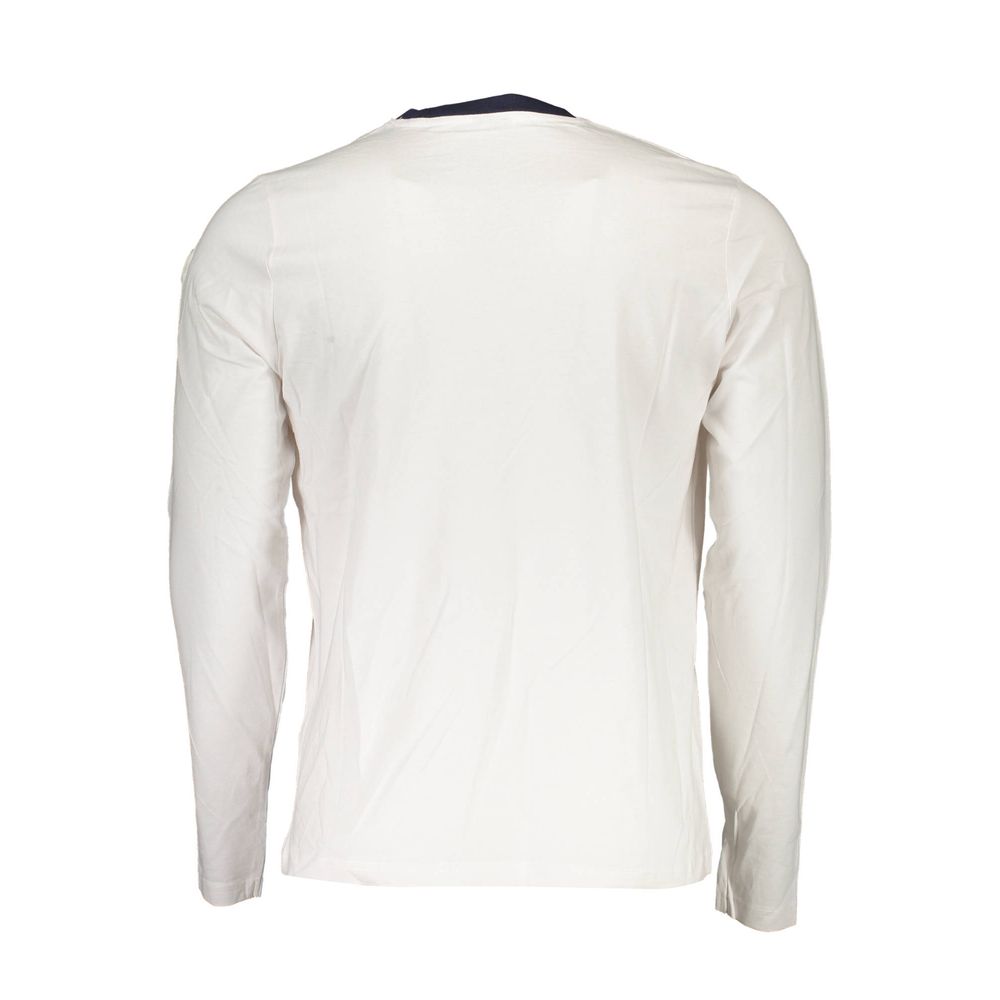 North Sails White Cotton Men T-Shirt North Sails