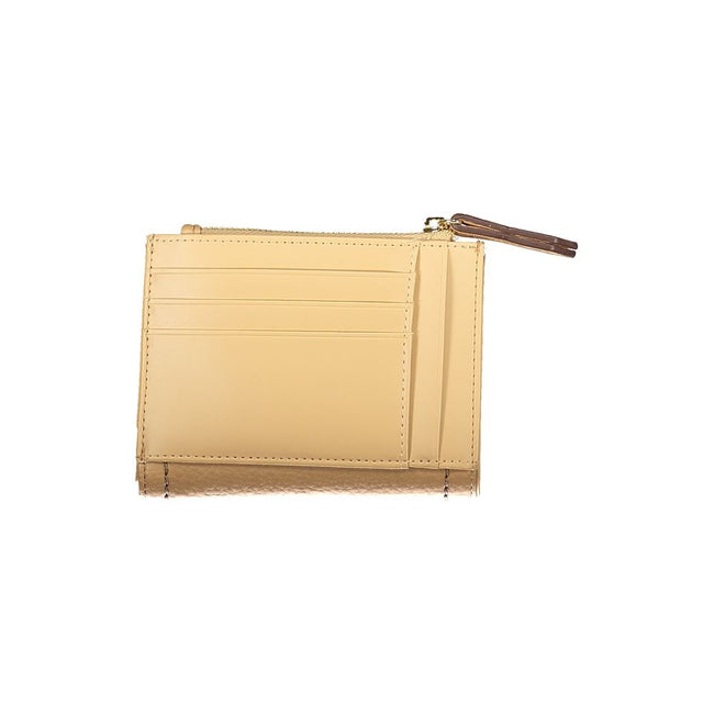 Mario Valentino Beige Polyethylene Women Wallet Mario Valentino