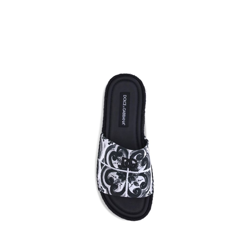Dolce & Gabbana Cotton Sandals Dolce & Gabbana