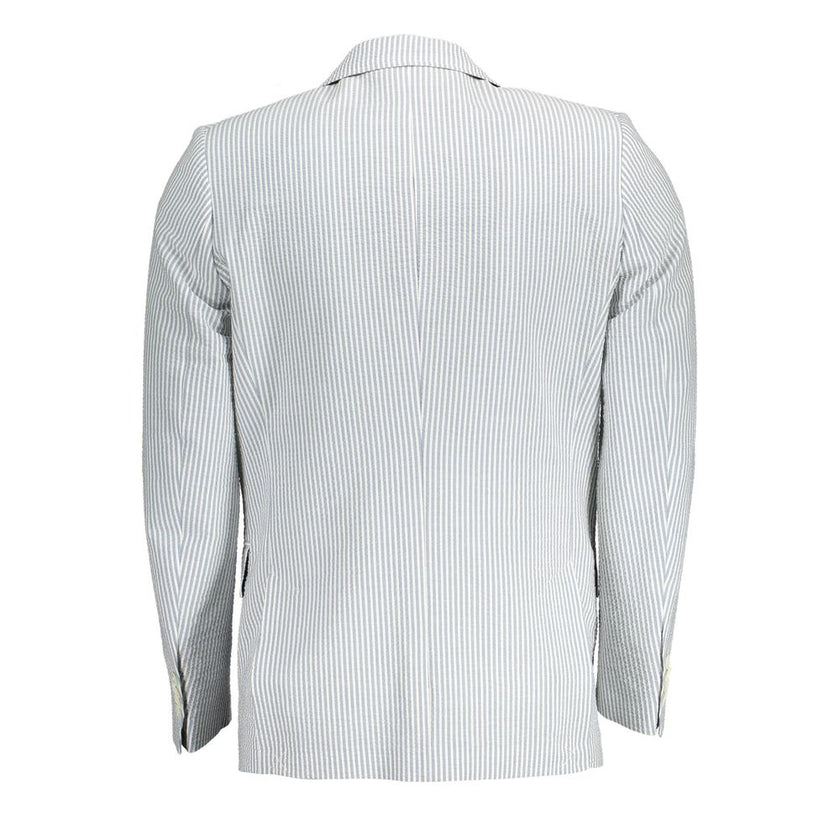 Gant White Cotton Men Jacket Gant