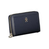 Tommy Hilfiger Chic Sustainable Blue Wallet with Secure Zip Tommy Hilfiger