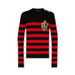 Balmain Black Wool Sweater Balmain
