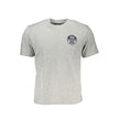 North Sails Brown Cotton Men T-Shirt North Sails
