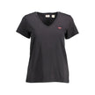 Levi's Black Cotton Women T-Shirt Levi's