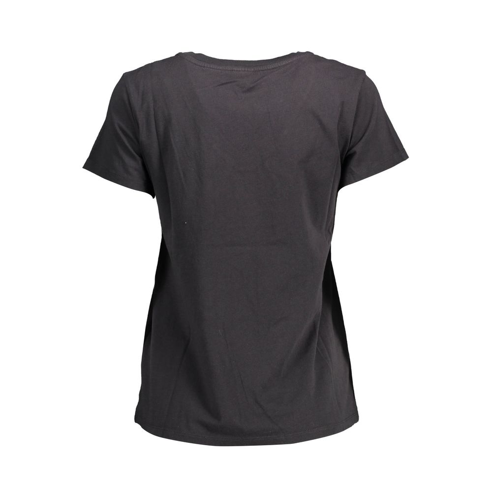 Levi's Black Cotton Women T-Shirt Levi's