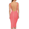 Balmain Pink Viscose Dress Balmain