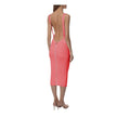 Balmain Pink Viscose Dress Balmain