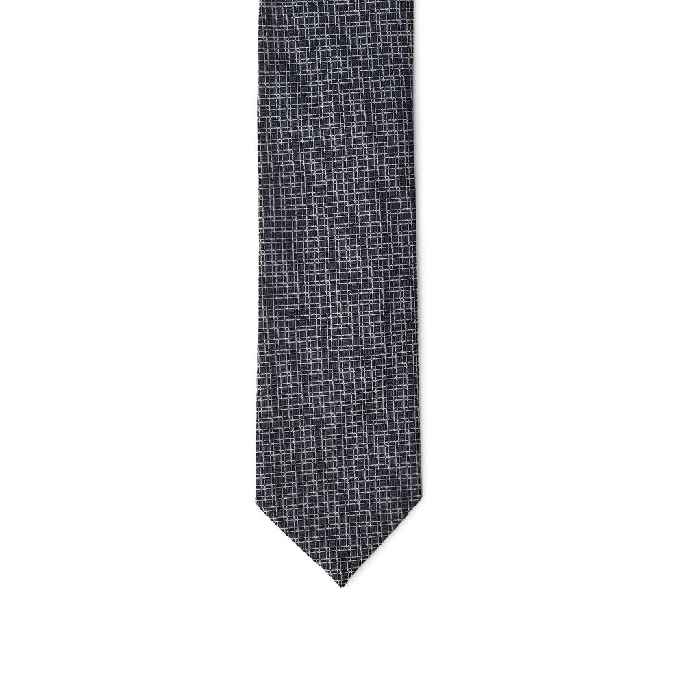 Jil Sander Gray Silk Ty Jil Sander