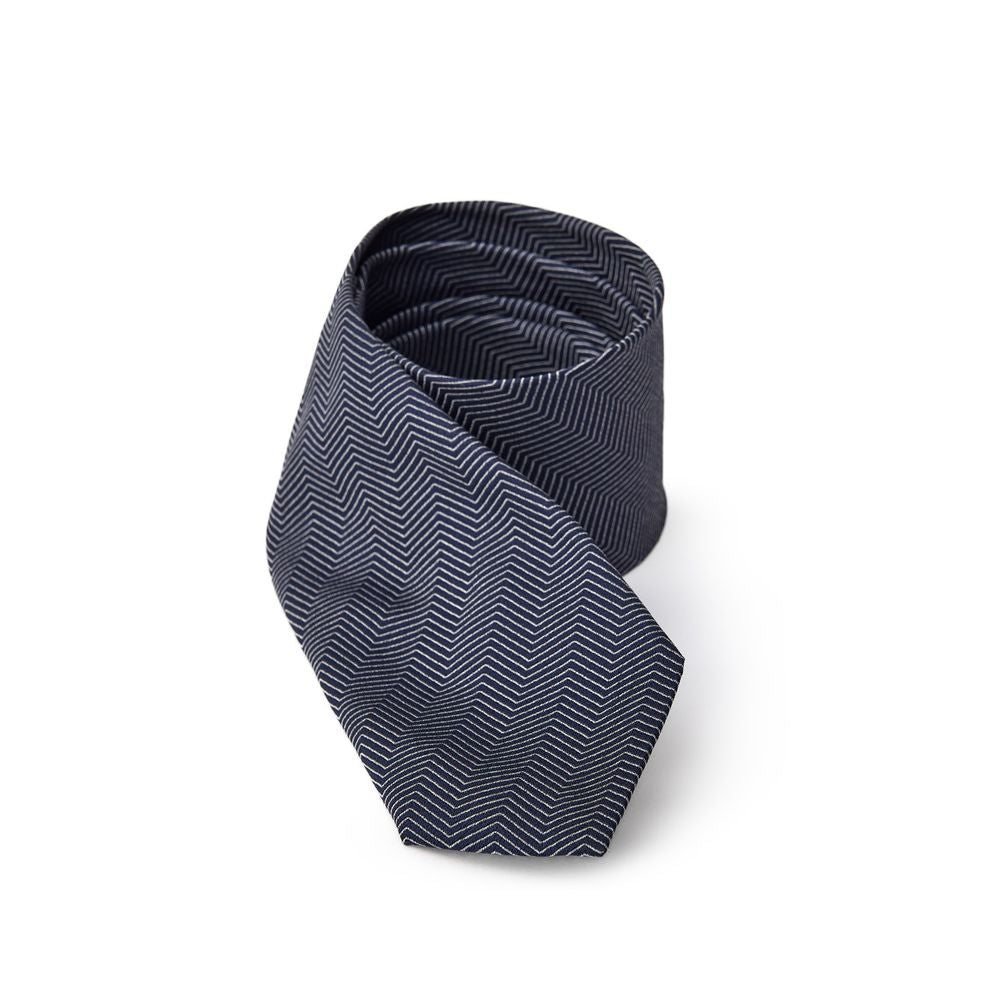 Jil Sander Blue Silk Ty Jil Sander