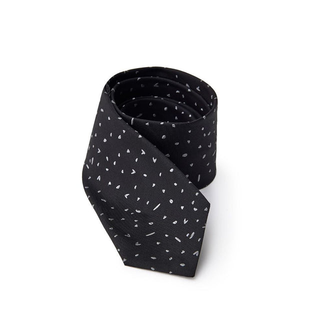 Jil Sander Black Silk Ty Jil Sander