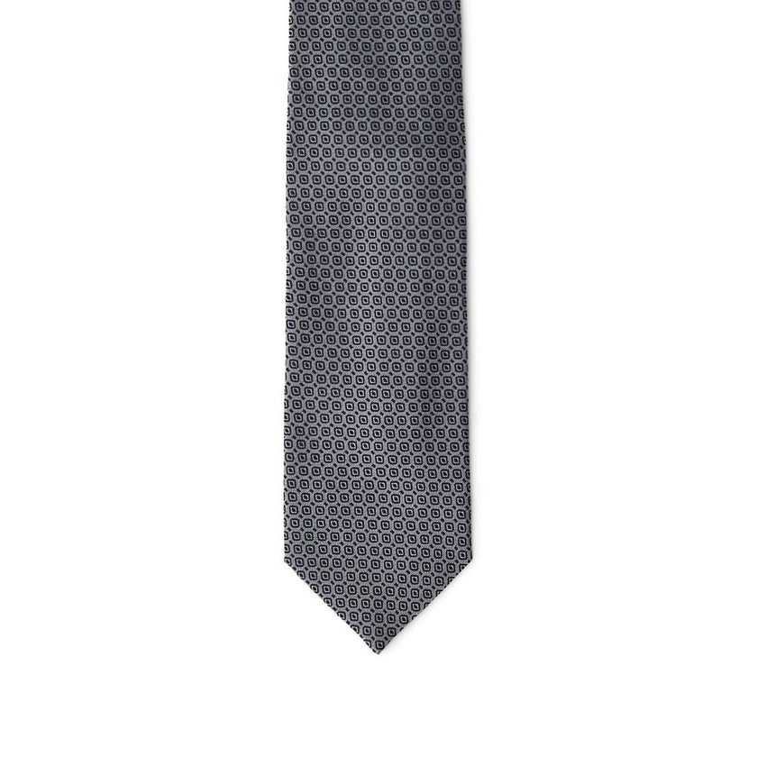 Jil Sander Gray Silk Tie Jil Sander