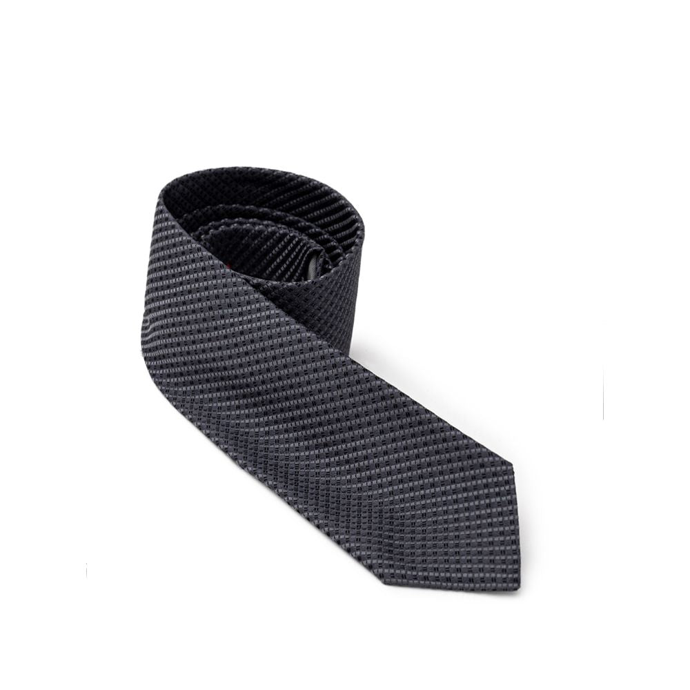 Jil Sander Gray Silk Ty Jil Sander