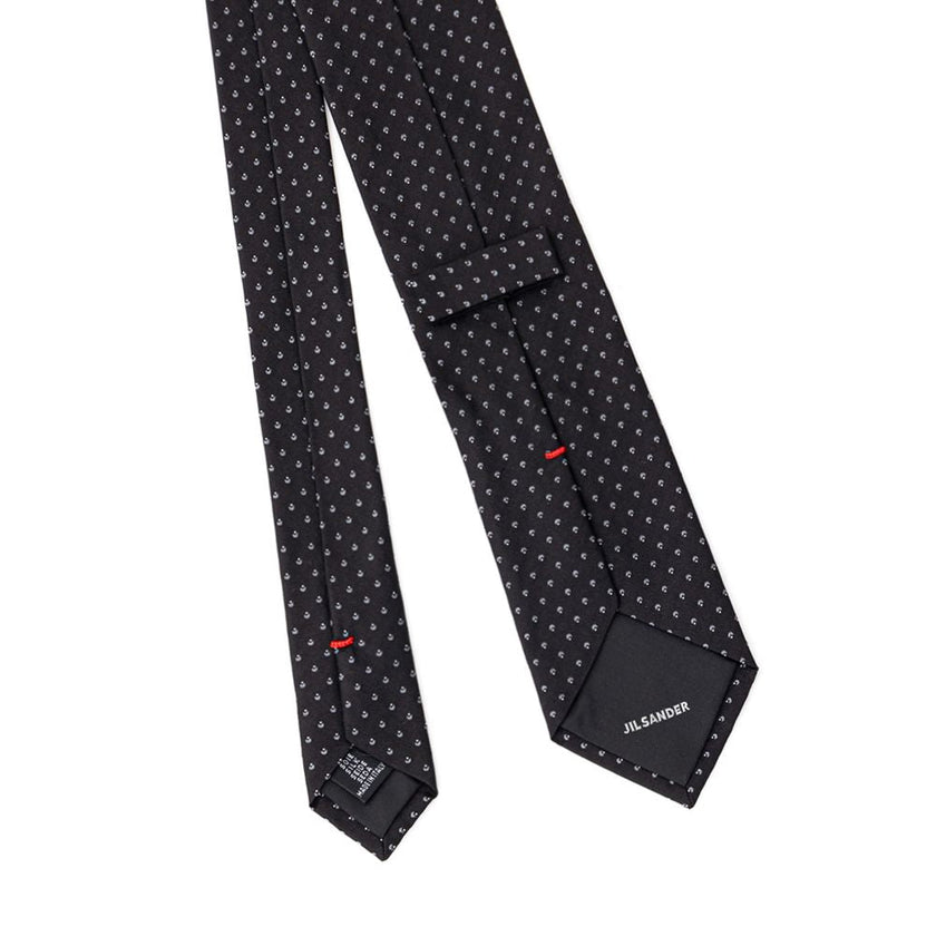 Jil Sander Blue Silk Tie Jil Sander