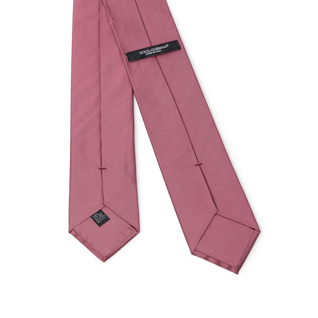 Dolce & Gabbana Purple Silk Ty Dolce & Gabbana