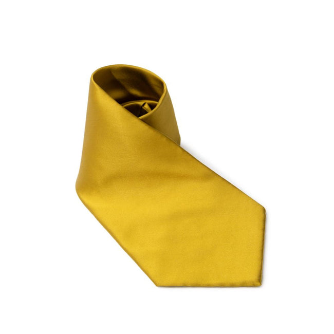 Dolce & Gabbana Yellow Silk Ty Dolce & Gabbana