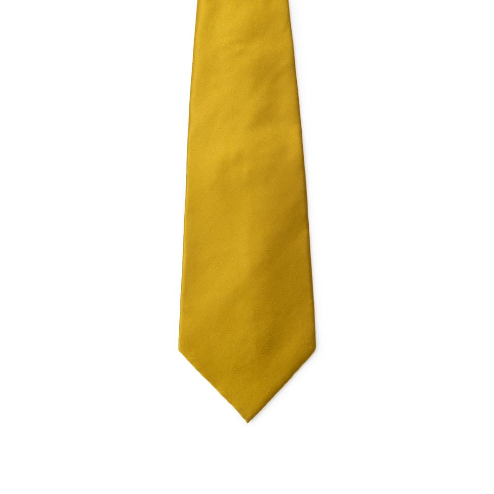 Dolce & Gabbana Yellow Silk Ty Dolce & Gabbana
