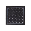 Dolce & Gabbana Black Silk Pocket Square Dolce & Gabbana