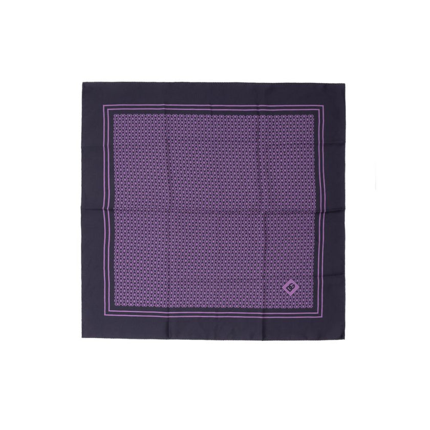 Dolce & Gabbana Purple Silk Pocket Square Dolce & Gabbana