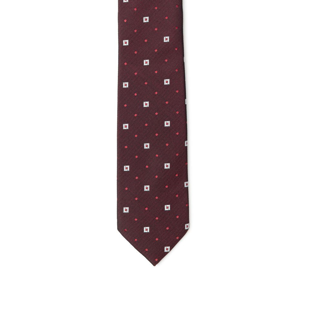 Dolce & Gabbana Bordeaux Silk Ty Dolce & Gabbana