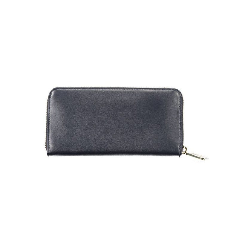 Tommy Hilfiger Blue Leather Women Wallet Tommy Hilfiger