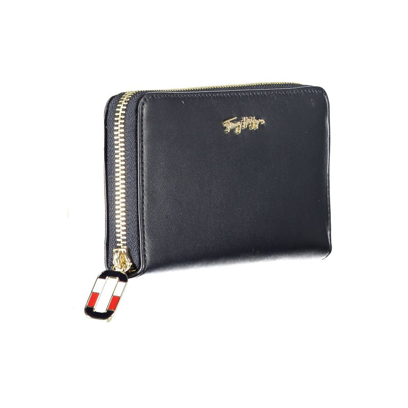 Tommy Hilfiger Blue Leather Women Wallet Tommy Hilfiger