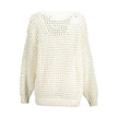 Gant White Cotton Women Sweater Gant