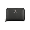 Tommy Hilfiger Elegant Black Zip Wallet with Multiple Compartments Tommy Hilfiger