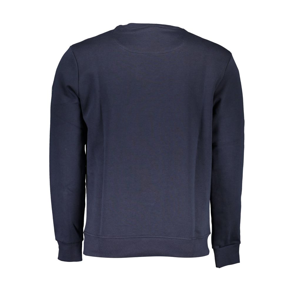 North Sails Blue Cotton Men Sweater North Sails