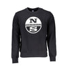 North Sails Black Cotton Men Sweater North Sails