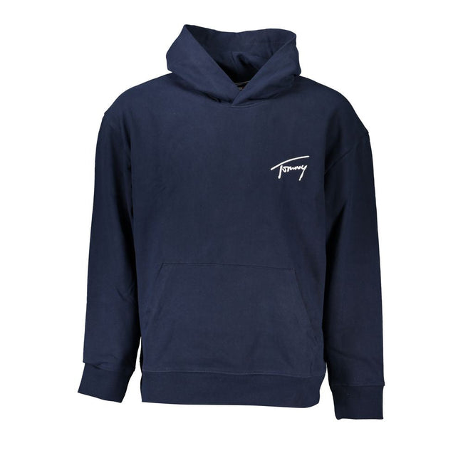 Tommy Hilfiger Blue Cotton Men Sweatshirt Tommy Hilfiger
