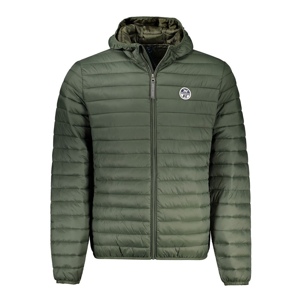 North Sails Green Polyamide Men Jacket North Sails