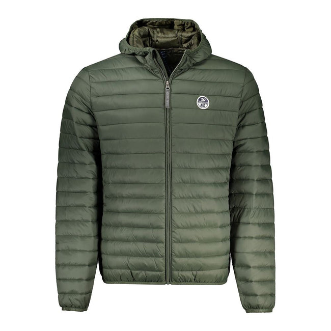 North Sails Green Polyamide Men Jacket North Sails