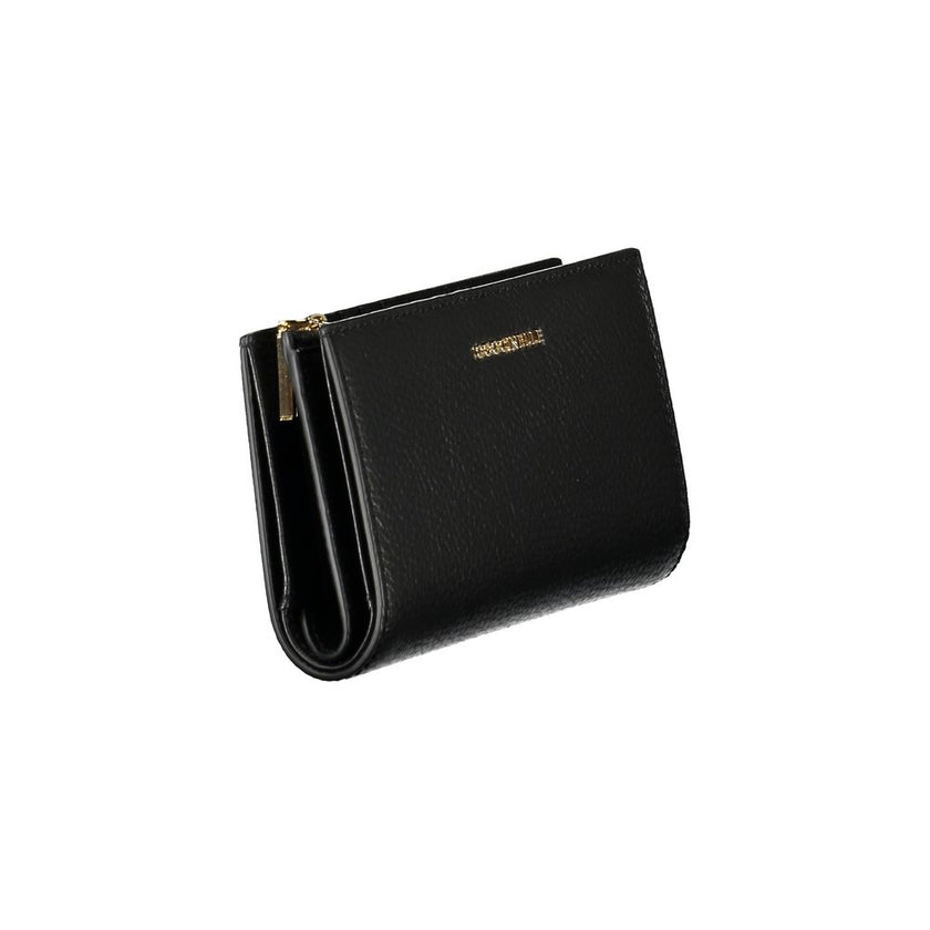 Coccinelle Black Leather Women Wallet Coccinelle
