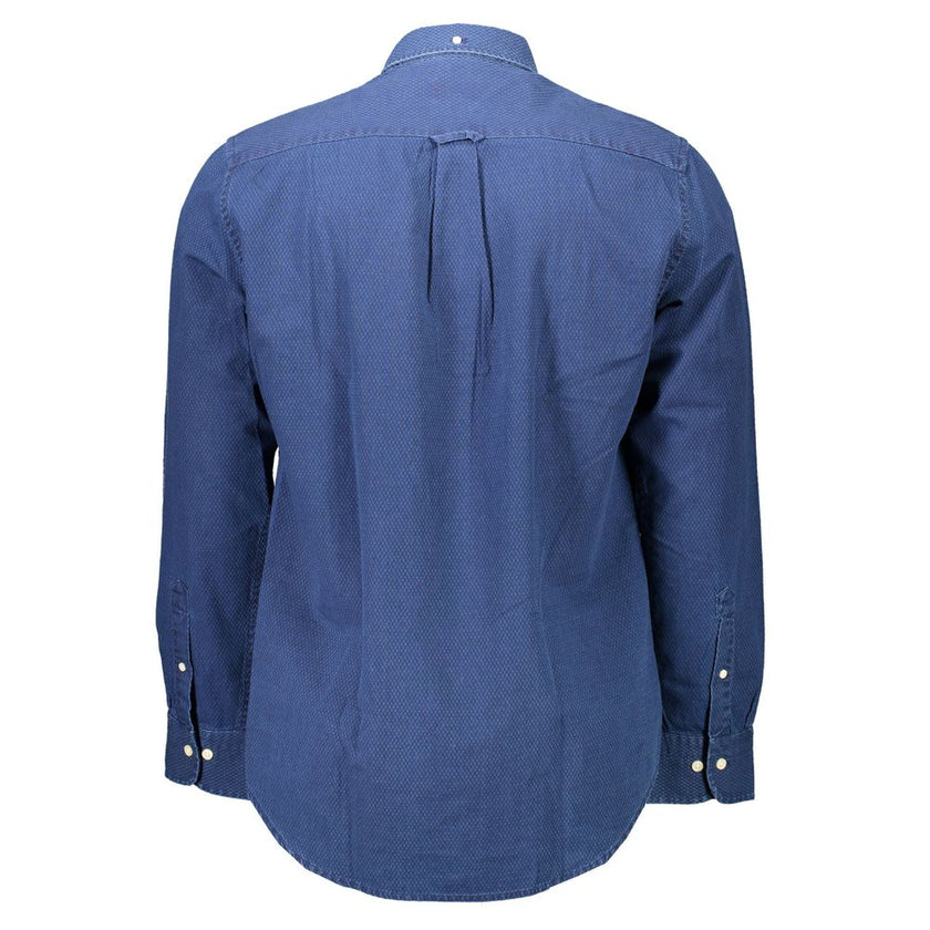 Gant Blue Cotton Men Shirt Gant
