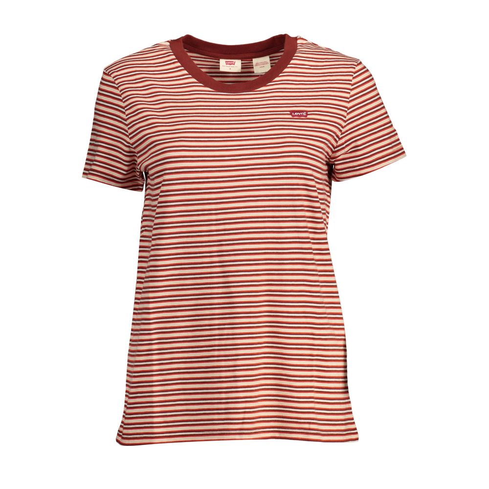 Levi's Red Cotton Women T-Shirt Levi's