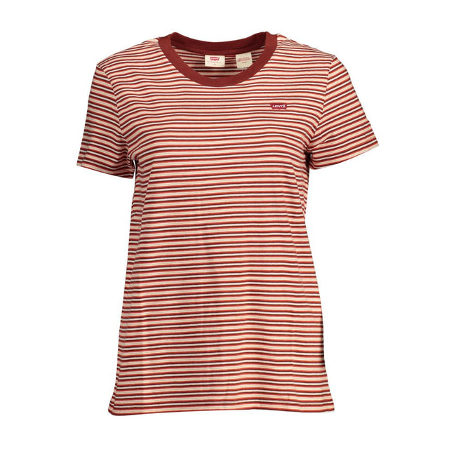 Levi's Red Cotton Women T-Shirt Levi's