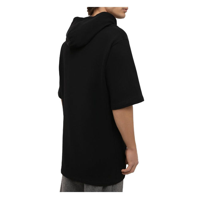 Balmain Black Cotton Men Sweatshirt Balmain