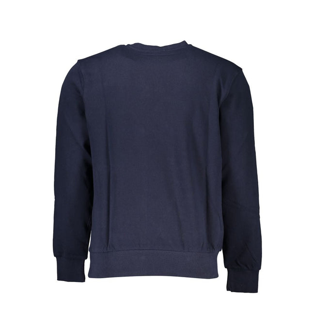 North Sails Blue Cotton Men Sweater North Sails