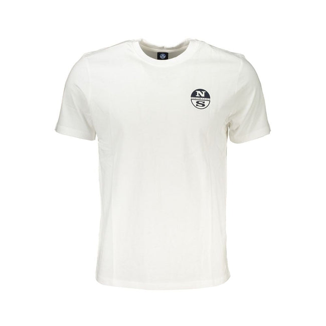 North Sails White Cotton T-Shirt North Sails