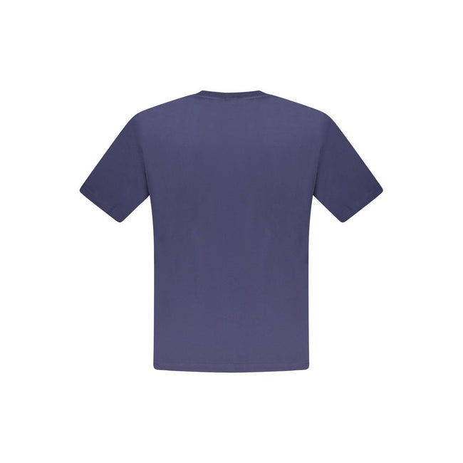 North Sails Blue Cotton Men T-Shirt North Sails