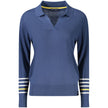 North Sails Blue Cotton Women Sweater North Sails
