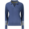 North Sails Blue Cotton Women Sweater North Sails