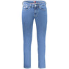 Tommy Hilfiger Blue Cotton Men Slim Tapered Jean Tommy Hilfiger