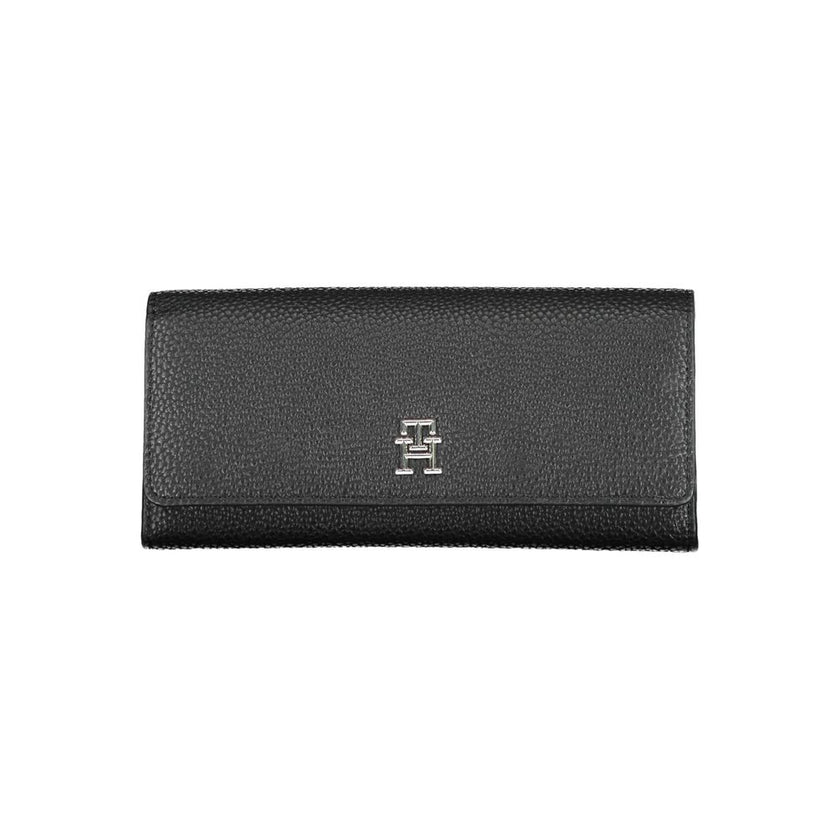 Tommy Hilfiger Black Polyethylene Women Wallet Tommy Hilfiger