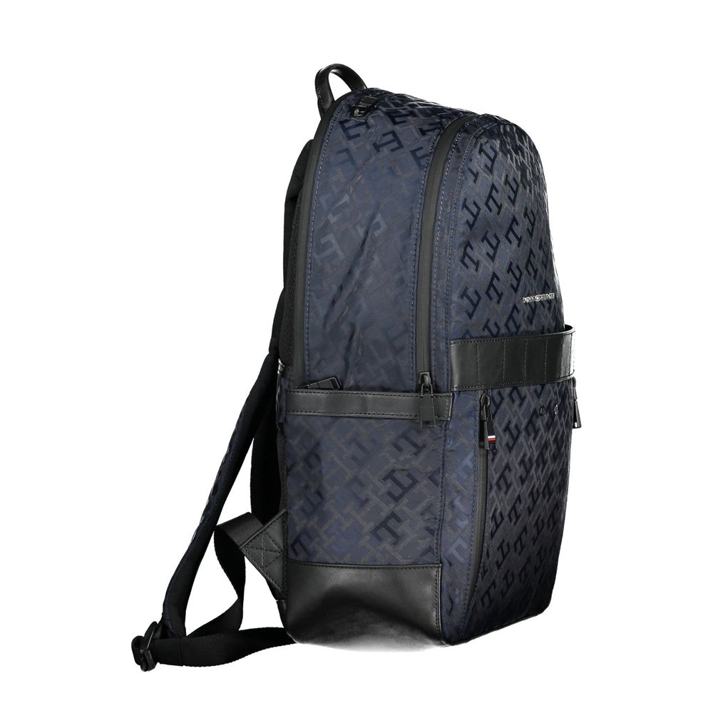 Tommy Hilfiger Blue Polyester Men Backpack Tommy Hilfiger