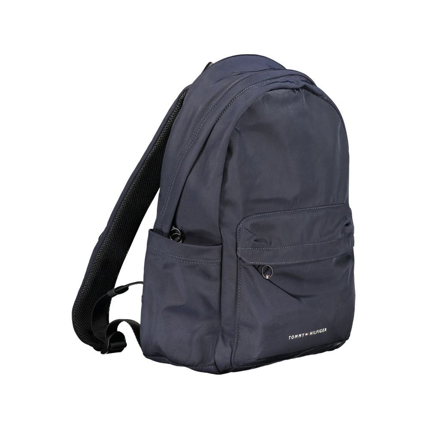 Tommy Hilfiger Blu Polyester Men's Backpack Tommy Hilfiger